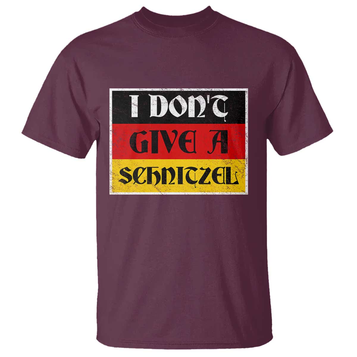 German Beer Drinking T Shirt I Don't Give A Schnitzel Oktoberfest - Wonder Print Shop