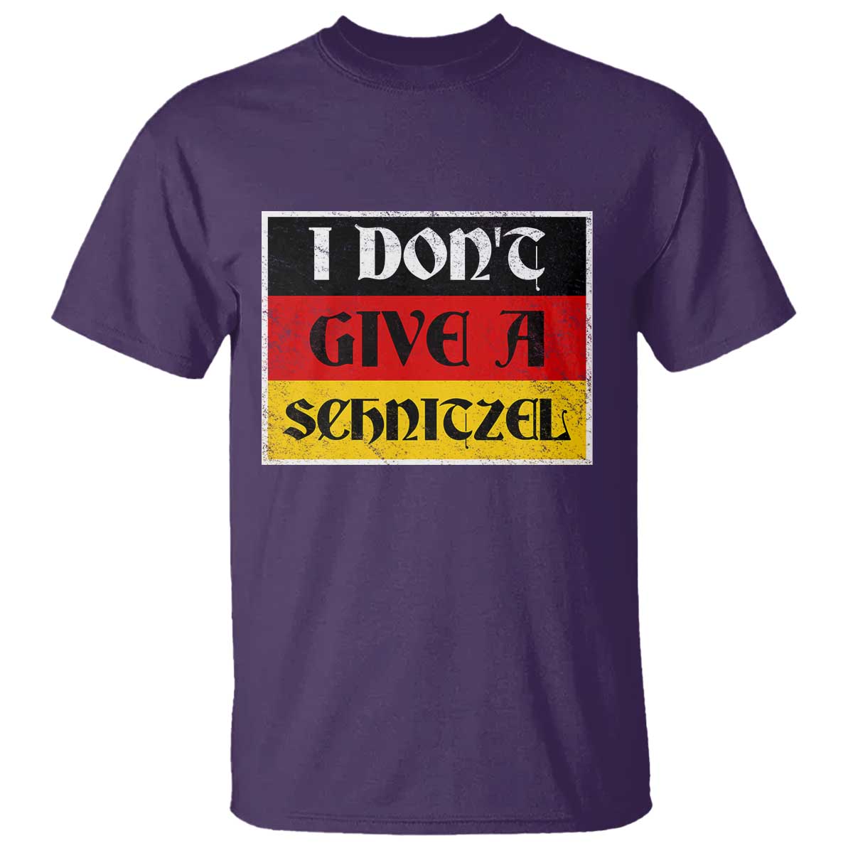 German Beer Drinking T Shirt I Don't Give A Schnitzel Oktoberfest - Wonder Print Shop