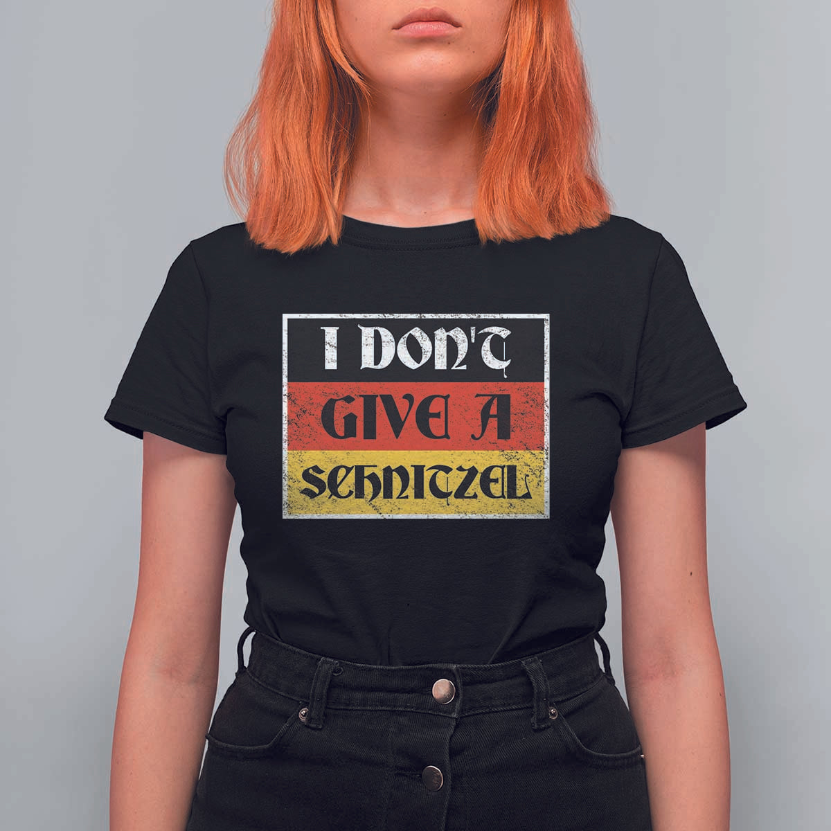 German Beer Drinking T Shirt For Women I Don't Give A Schnitzel Oktoberfest - Wonder Print Shop