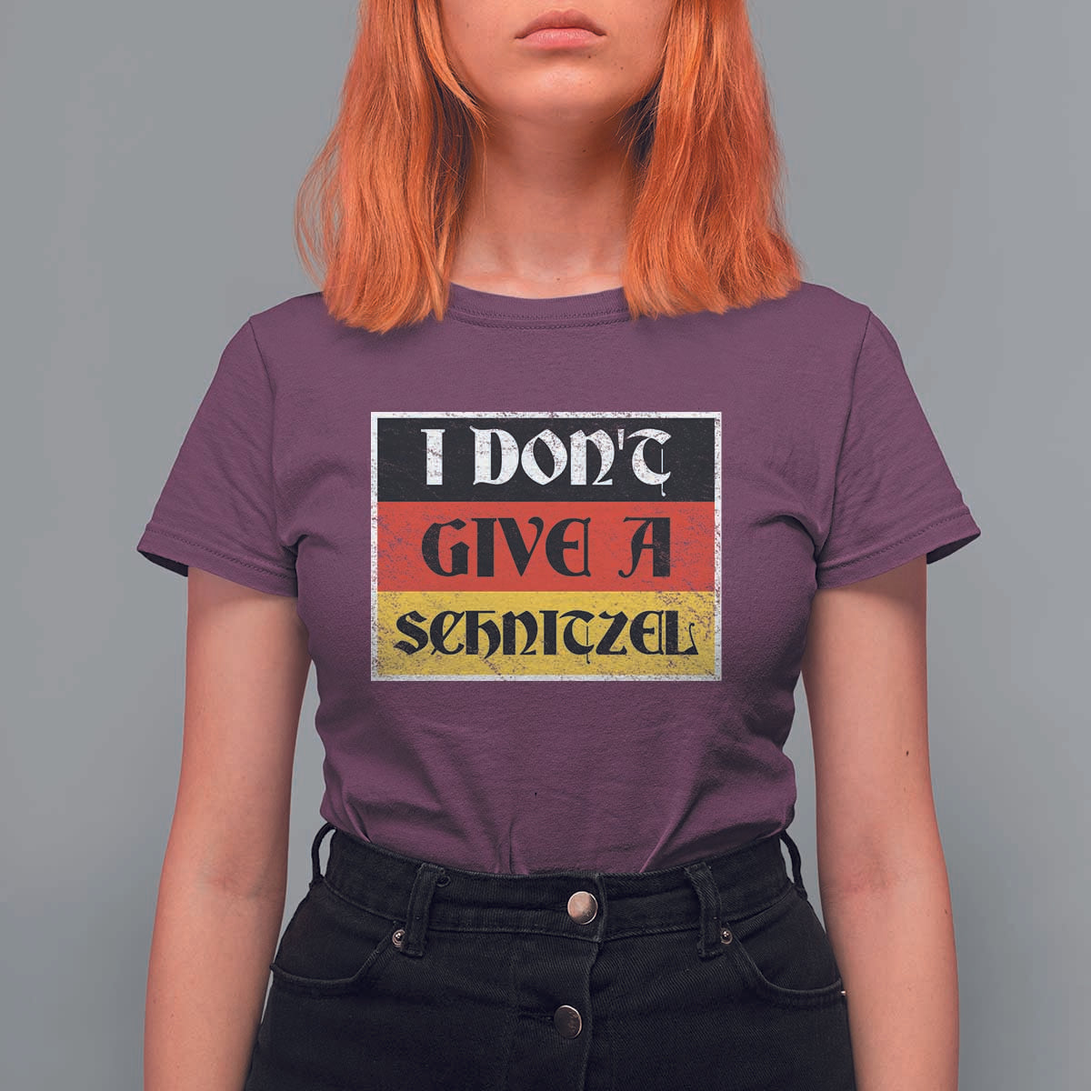 German Beer Drinking T Shirt For Women I Don't Give A Schnitzel Oktoberfest - Wonder Print Shop