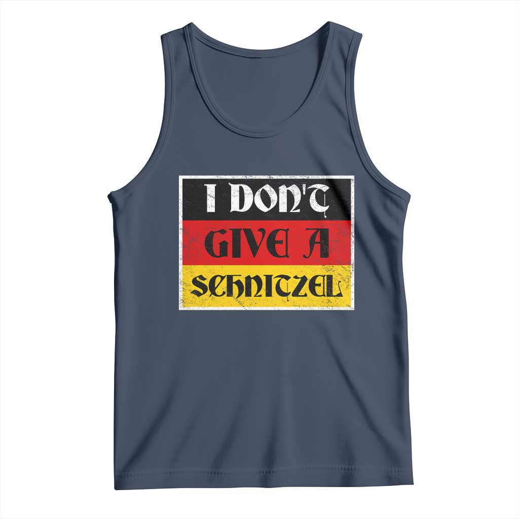 German Beer Drinking Tank Top I Don't Give A Schnitzel Oktoberfest - Wonder Print Shop