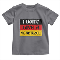 German Beer Drinking Toddler T Shirt I Don't Give A Schnitzel Oktoberfest - Wonder Print Shop