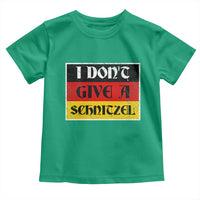 German Beer Drinking Toddler T Shirt I Don't Give A Schnitzel Oktoberfest - Wonder Print Shop