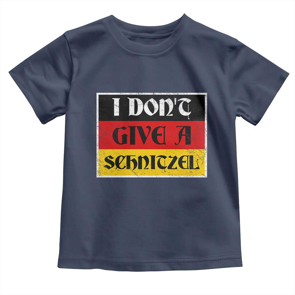 German Beer Drinking Toddler T Shirt I Don't Give A Schnitzel Oktoberfest - Wonder Print Shop