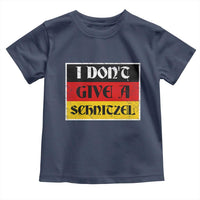 German Beer Drinking Toddler T Shirt I Don't Give A Schnitzel Oktoberfest - Wonder Print Shop