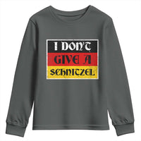 German Beer Drinking Youth Sweatshirt I Don't Give A Schnitzel Oktoberfest - Wonder Print Shop