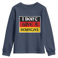 German Beer Drinking Youth Sweatshirt I Don't Give A Schnitzel Oktoberfest - Wonder Print Shop