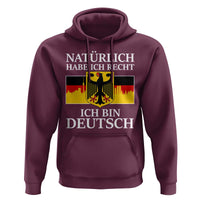 Proud Germany Hoodie Naturlich Habe Ich Recht Ich Bin Deutsch - Wonder Print Shop