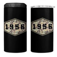 70th Birthday Hunting 4 in 1 Can Cooler Tumbler 1956 Limited Edition Vintage Camouflage Gifts For Turning 70