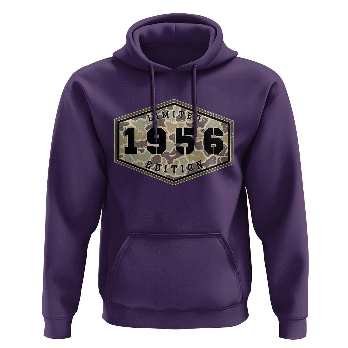 70th Birthday Hunting Hoodie 1956 Limited Edition Vintage Camouflage Gifts For Turning 70