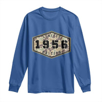 70th Birthday Hunting Long Sleeve Shirt 1956 Limited Edition Vintage Camouflage Gifts For Turning 70