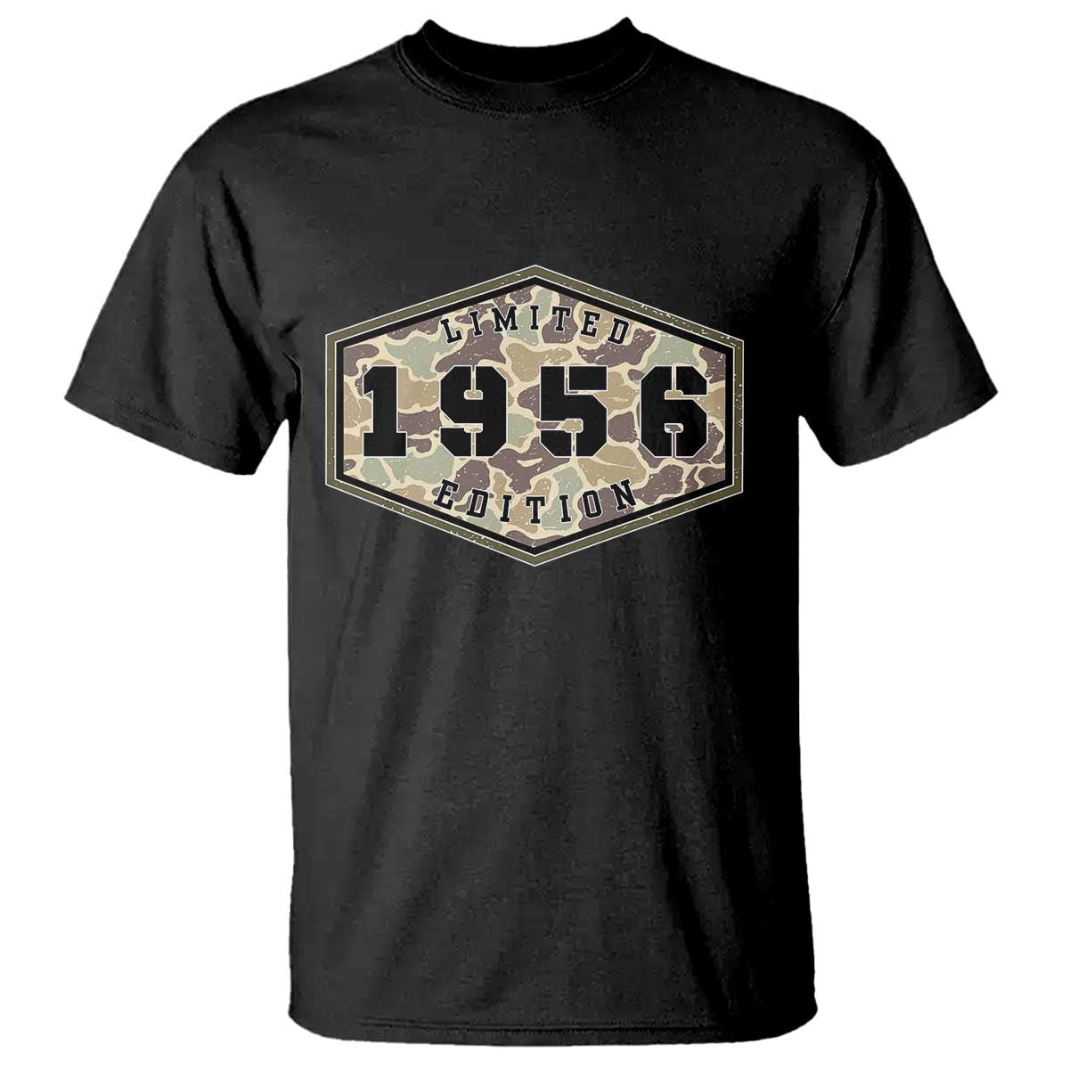 70th Birthday Hunting T Shirt 1956 Limited Edition Vintage Camouflage Gifts For Turning 70