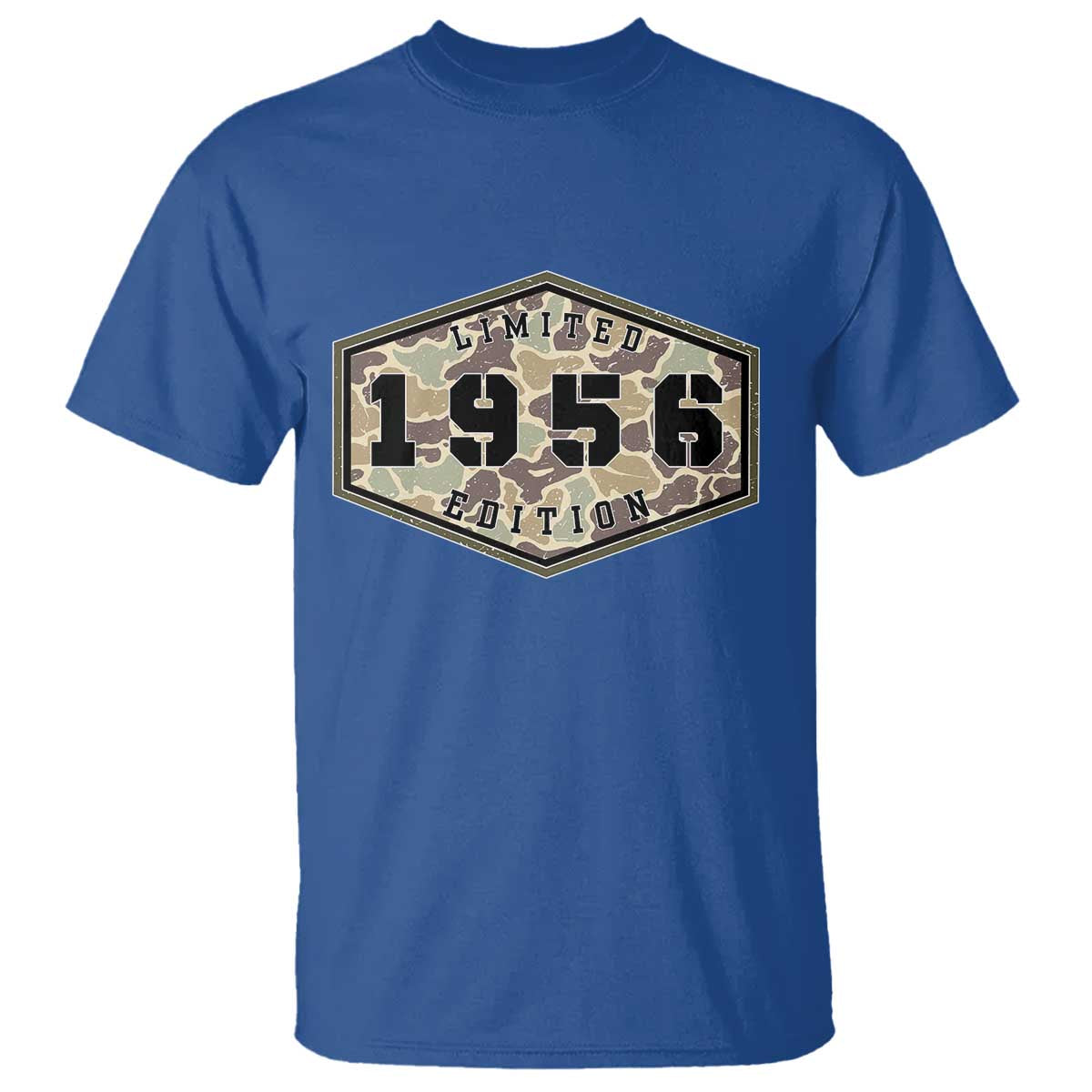 70th Birthday Hunting T Shirt 1956 Limited Edition Vintage Camouflage Gifts For Turning 70