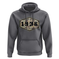 90th Birthday Hunting Hoodie 1936 Limited Edition Vintage Camouflage Gifts For Turning 90