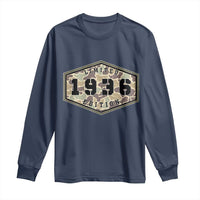 90th Birthday Hunting Long Sleeve Shirt 1936 Limited Edition Vintage Camouflage Gifts For Turning 90