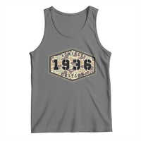 90th Birthday Hunting Tank Top 1936 Limited Edition Vintage Camouflage Gifts For Turning 90