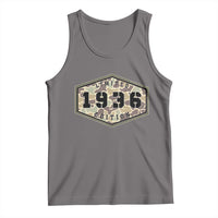 90th Birthday Hunting Tank Top 1936 Limited Edition Vintage Camouflage Gifts For Turning 90