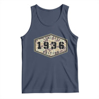90th Birthday Hunting Tank Top 1936 Limited Edition Vintage Camouflage Gifts For Turning 90