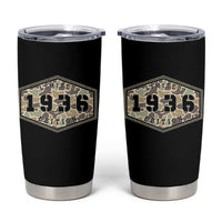 90th Birthday Hunting Tumbler Cup 1936 Limited Edition Vintage Camouflage Gifts For Turning 90