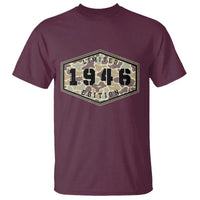 80th Birthday Hunting T Shirt 1946 Limited Edition Vintage Camouflage Gifts For Turning 80