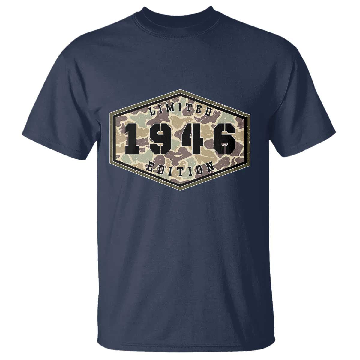 80th Birthday Hunting T Shirt 1946 Limited Edition Vintage Camouflage Gifts For Turning 80