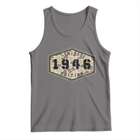 80th Birthday Hunting Tank Top 1946 Limited Edition Vintage Camouflage Gifts For Turning 80