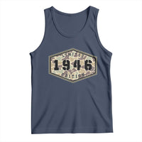 80th Birthday Hunting Tank Top 1946 Limited Edition Vintage Camouflage Gifts For Turning 80
