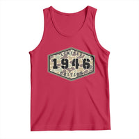 80th Birthday Hunting Tank Top 1946 Limited Edition Vintage Camouflage Gifts For Turning 80