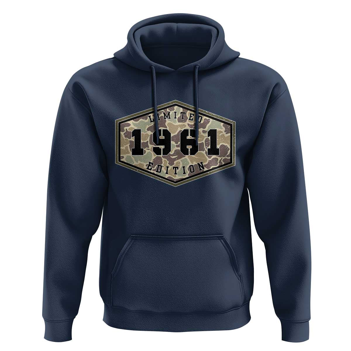 65th Birthday Hunting Hoodie 1961 Limited Edition Vintage Camouflage Gifts For Turning 65
