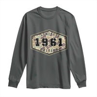 65th Birthday Hunting Long Sleeve Shirt 1961 Limited Edition Vintage Camouflage Gifts For Turning 65