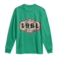 65th Birthday Hunting Long Sleeve Shirt 1961 Limited Edition Vintage Camouflage Gifts For Turning 65