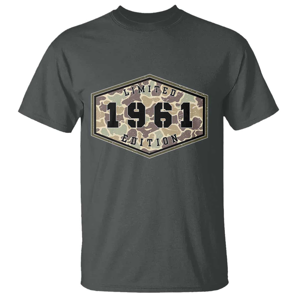 65th Birthday Hunting T Shirt 1961 Limited Edition Vintage Camouflage Gifts For Turning 65