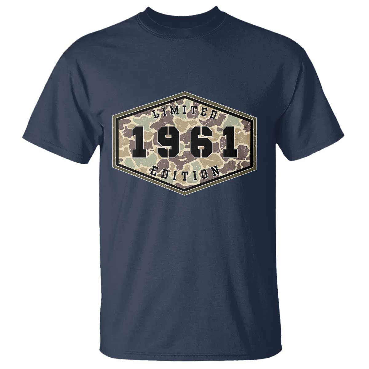 65th Birthday Hunting T Shirt 1961 Limited Edition Vintage Camouflage Gifts For Turning 65