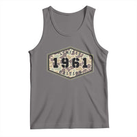 65th Birthday Hunting Tank Top 1961 Limited Edition Vintage Camouflage Gifts For Turning 65