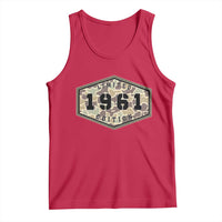 65th Birthday Hunting Tank Top 1961 Limited Edition Vintage Camouflage Gifts For Turning 65