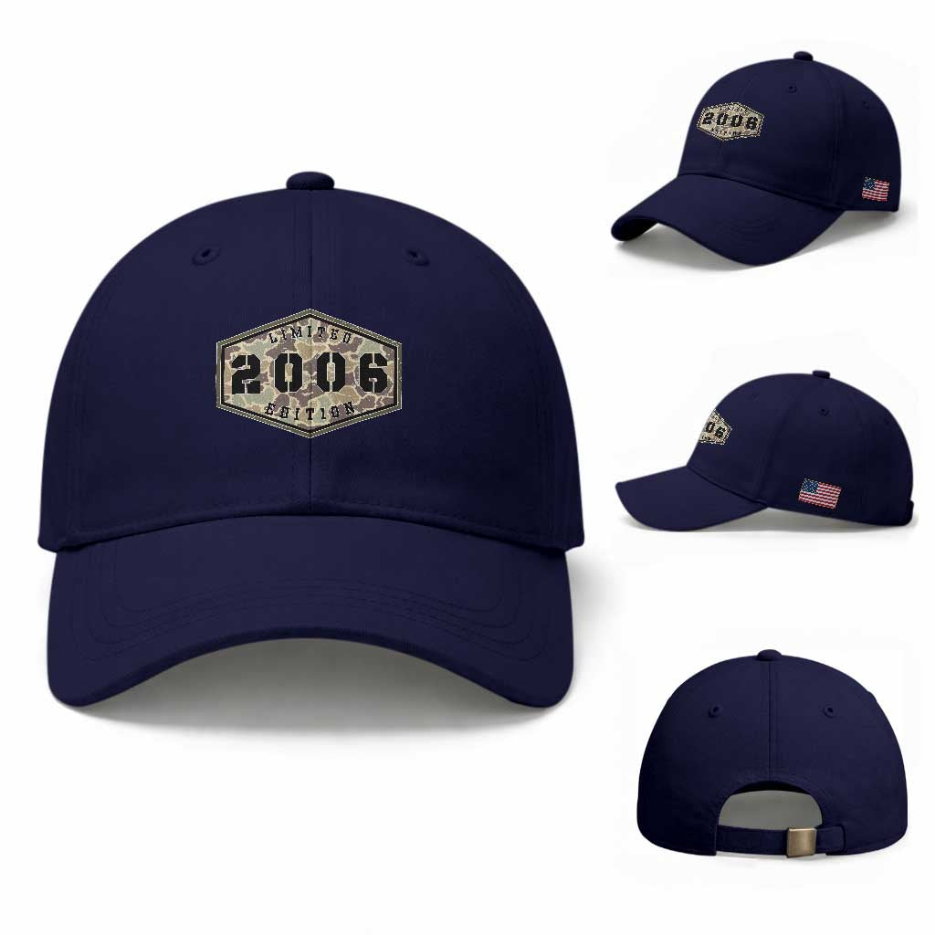 20th Birthday Hunting Baseball Cap 2006 Limited Edition Vintage Camouflage Gifts For Turning 20