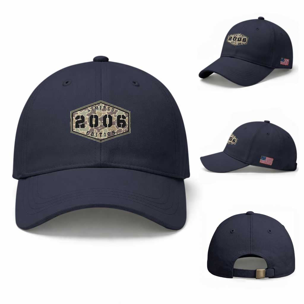 20th Birthday Hunting Baseball Cap 2006 Limited Edition Vintage Camouflage Gifts For Turning 20