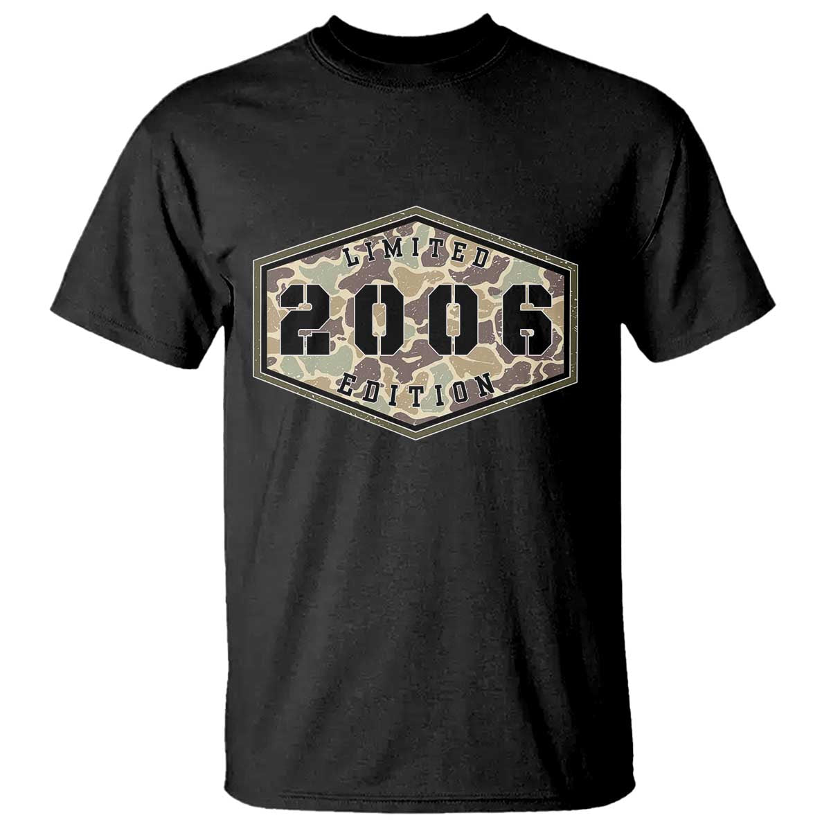 20th Birthday Hunting T Shirt 2006 Limited Edition Vintage Camouflage Gifts For Turning 20