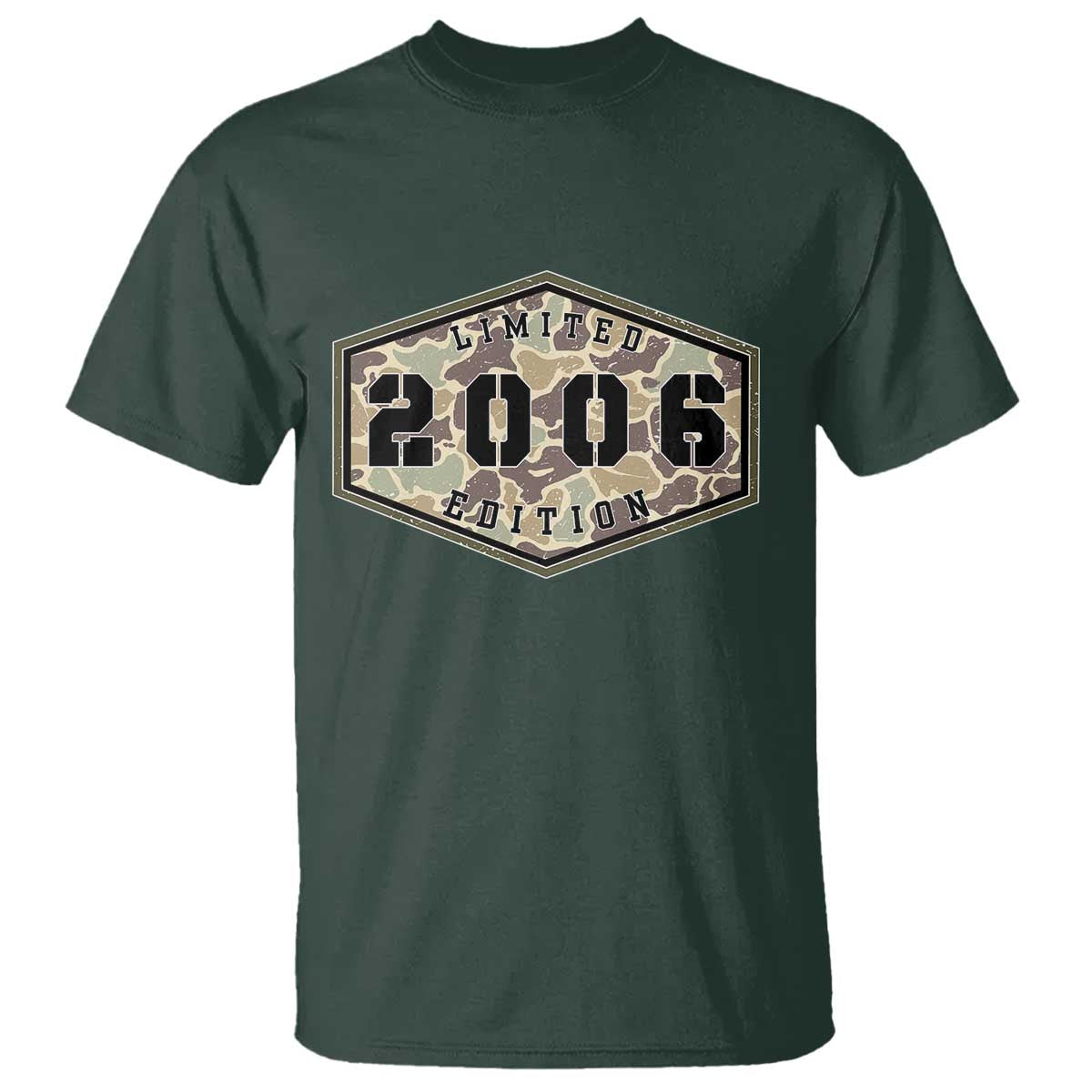 20th Birthday Hunting T Shirt 2006 Limited Edition Vintage Camouflage Gifts For Turning 20