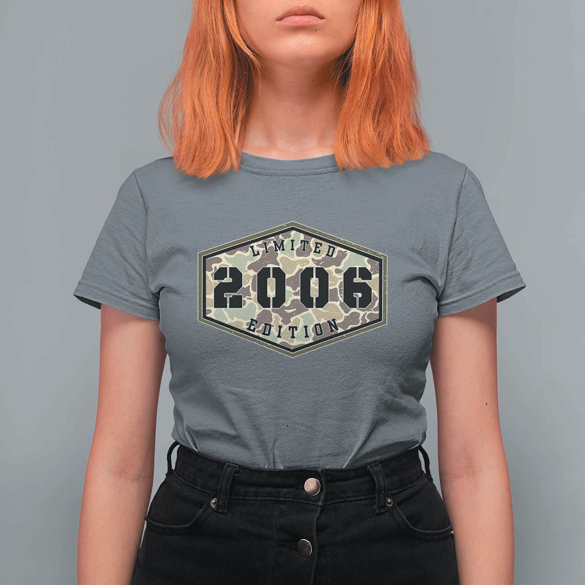 20th Birthday Hunting T Shirt For Women 2006 Limited Edition Vintage Camouflage Gifts For Turning 20