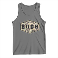 20th Birthday Hunting Tank Top 2006 Limited Edition Vintage Camouflage Gifts For Turning 20