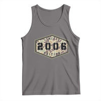20th Birthday Hunting Tank Top 2006 Limited Edition Vintage Camouflage Gifts For Turning 20