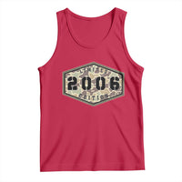 20th Birthday Hunting Tank Top 2006 Limited Edition Vintage Camouflage Gifts For Turning 20