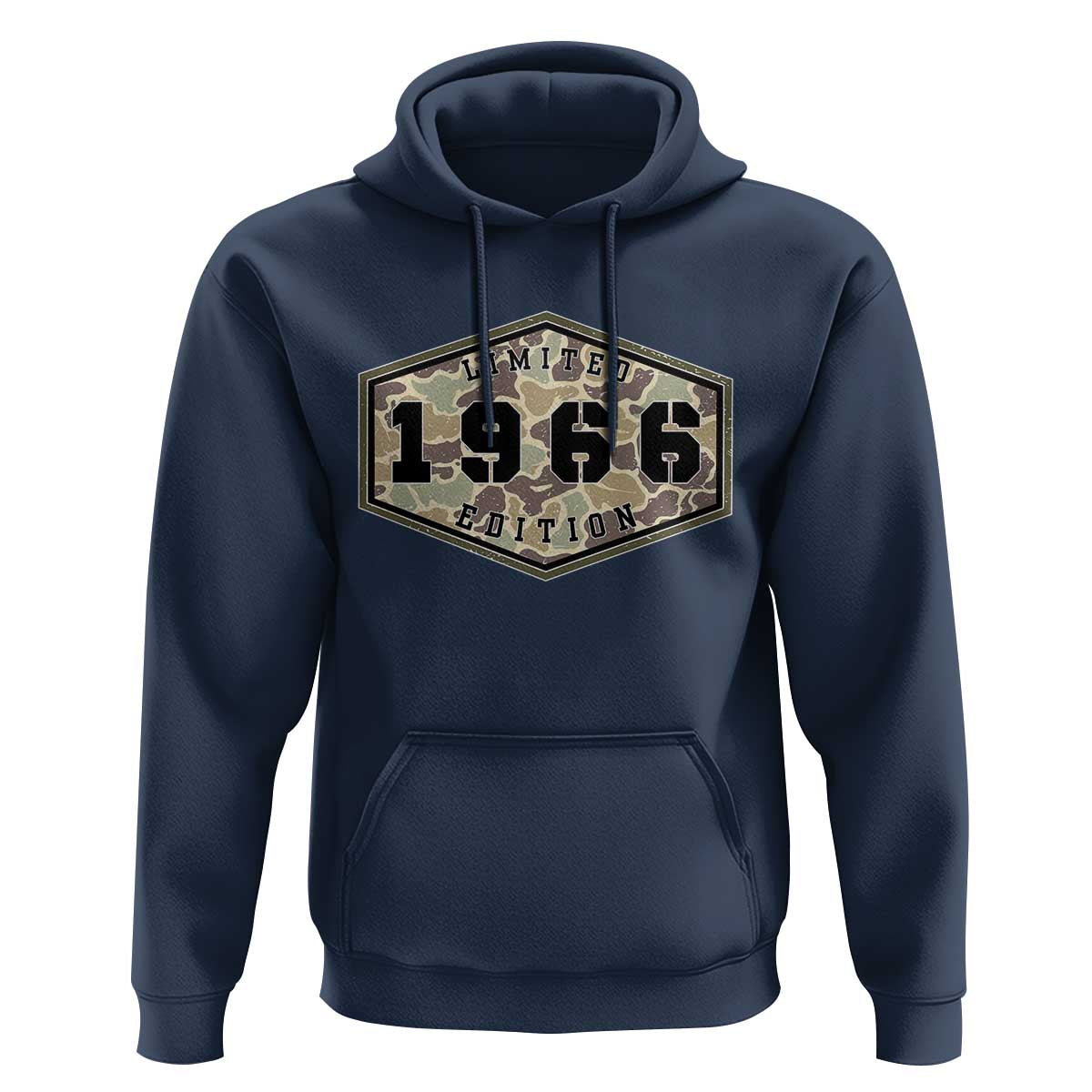 60th Birthday Hunting Hoodie 1966 Limited Edition Vintage Camouflage Gifts For Turning 60