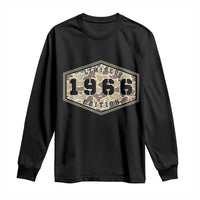 60th Birthday Hunting Long Sleeve Shirt 1966 Limited Edition Vintage Camouflage Gifts For Turning 60