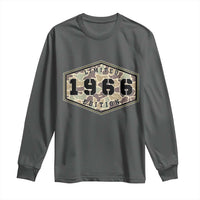 60th Birthday Hunting Long Sleeve Shirt 1966 Limited Edition Vintage Camouflage Gifts For Turning 60