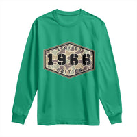 60th Birthday Hunting Long Sleeve Shirt 1966 Limited Edition Vintage Camouflage Gifts For Turning 60