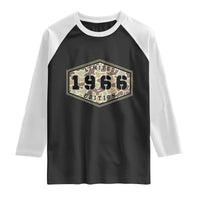 60th Birthday Hunting Raglan Shirt 1966 Limited Edition Vintage Camouflage Gifts For Turning 60