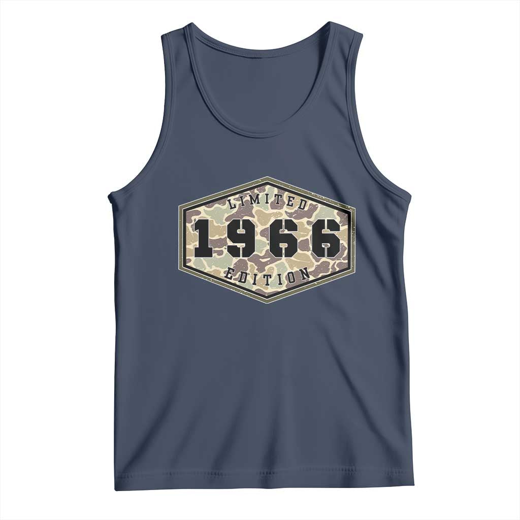 60th Birthday Hunting Tank Top 1966 Limited Edition Vintage Camouflage Gifts For Turning 60