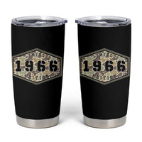 60th Birthday Hunting Tumbler Cup 1966 Limited Edition Vintage Camouflage Gifts For Turning 60